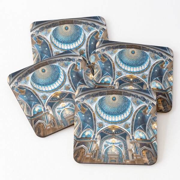 Item preview, Stunning Blue Mosaic Architecture with Intricate Details designed and sold by Artessie.