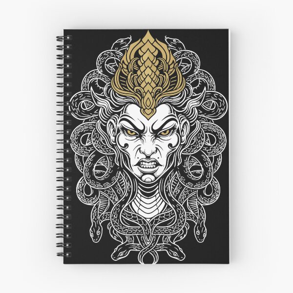 Item preview, Gold and White Gorgon Medusa Mask Mythological Totem designed and sold by PixelStudioBe.