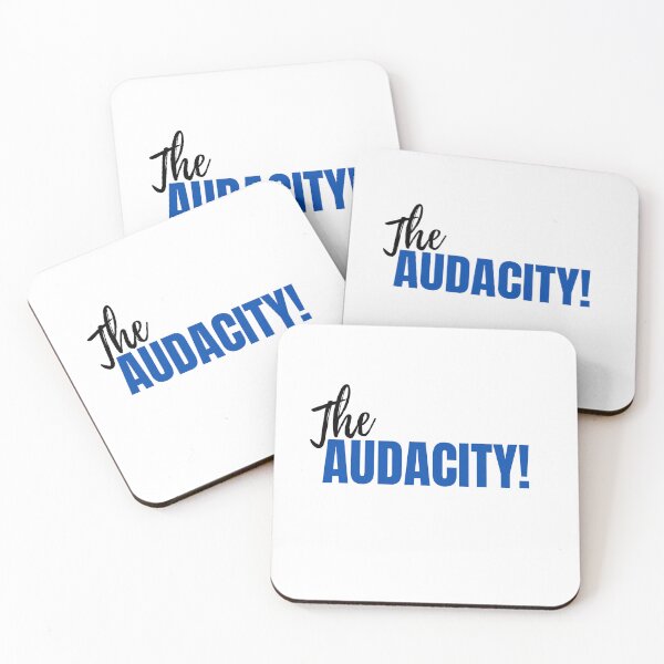Item preview, Bold Audacity Motivational Typography Design designed and sold by KelliesCorner.