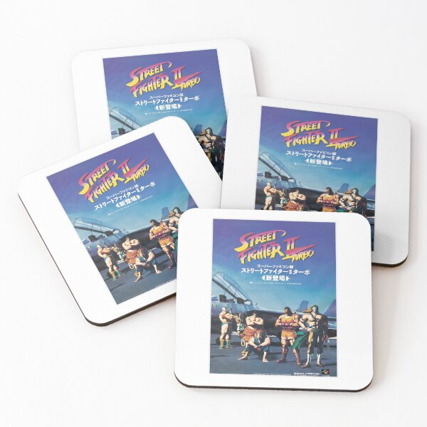 Item preview, Vintage Street Fighter II Turbo Japanese Poster Art designed and sold by WHAT THE SHIRT.