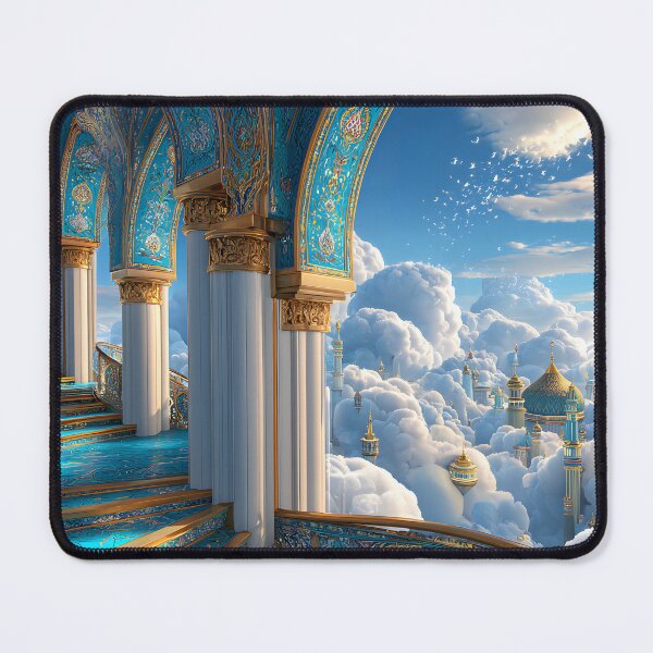 Item preview, Majestic Floating Palaces Above the Clouds designed and sold by Artessie.
