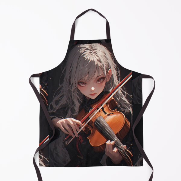 Item preview, Elegant gothic woman with violin designed and sold by ArtsJulian.