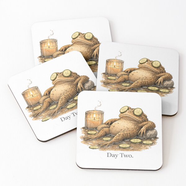 Item preview, Day Two Toad Mud Spa Cucumber Sticker designed and sold by Gentlestate.
