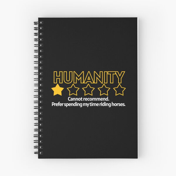 Item preview, Humanity One Star - Rather be riding horses designed and sold by Cut & Paste Productions.