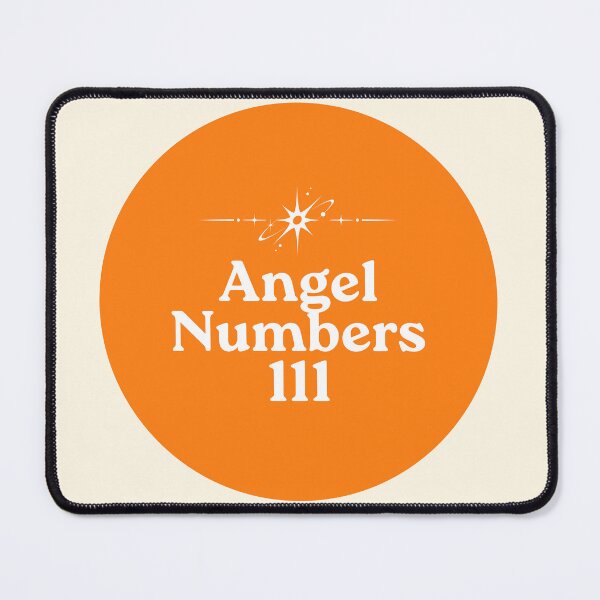 Item preview, 111 Angel Number Manifestation Spiritual Typography Design designed and sold by CosmicQuietStudio.