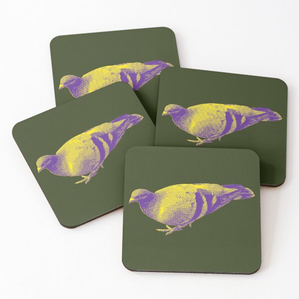 Item preview, Charlene the pigeon (purple) designed and sold by BlackSwanArt.