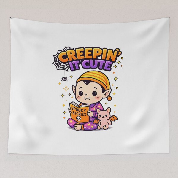 Item preview, Creepin in Cute Halloween Spooky Design designed and sold by SoftSproutstu.