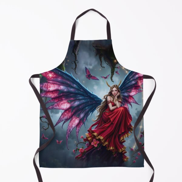Item preview, Dark Fantasy Fairy Queen with Butterfly Wings designed and sold by nicky2342.