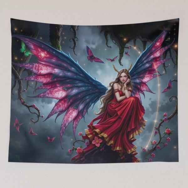 Item preview, Dark Fantasy Fairy Queen with Butterfly Wings  designed and sold by nicky2342.