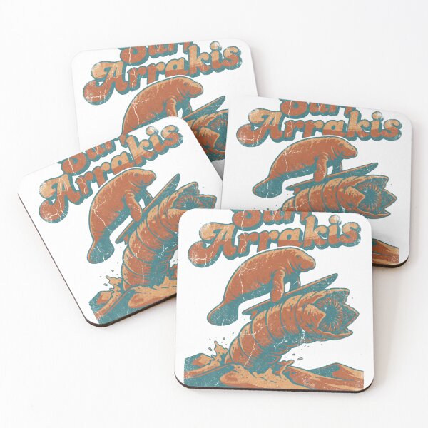Item preview, Surf Arrakis - Vintage Manatee Sandworm Parody designed and sold by MaynyStudio.