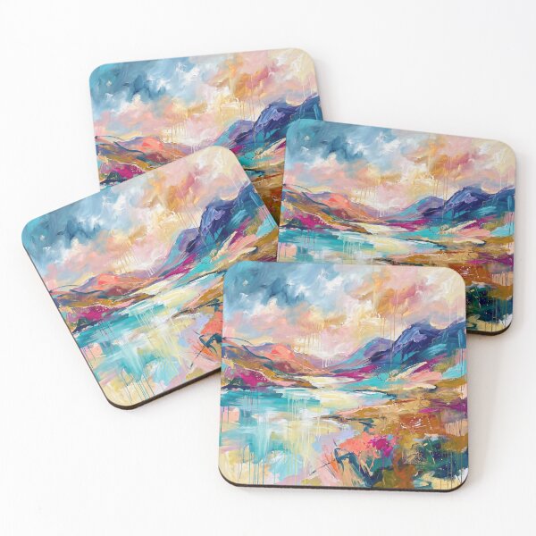Item preview, Colourful Connemara Coast Abstract Painting designed and sold by Printpix.