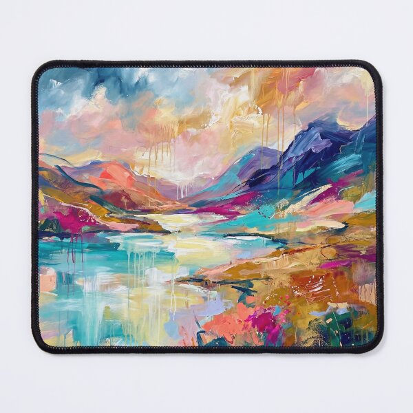 Item preview, Colourful Connemara Coast Abstract Painting designed and sold by Printpix.