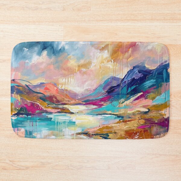 Item preview, Colourful Connemara Coast Abstract Painting designed and sold by Printpix.