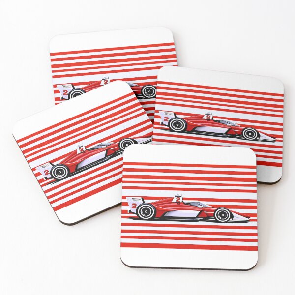 Item preview, #2 Josef Newgarden 2026 Red & White IndyCar  designed and sold by PitWallArt.