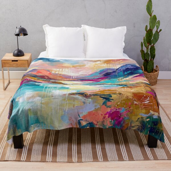 Item preview, Colourful Connemara Coast Abstract Painting designed and sold by Printpix.