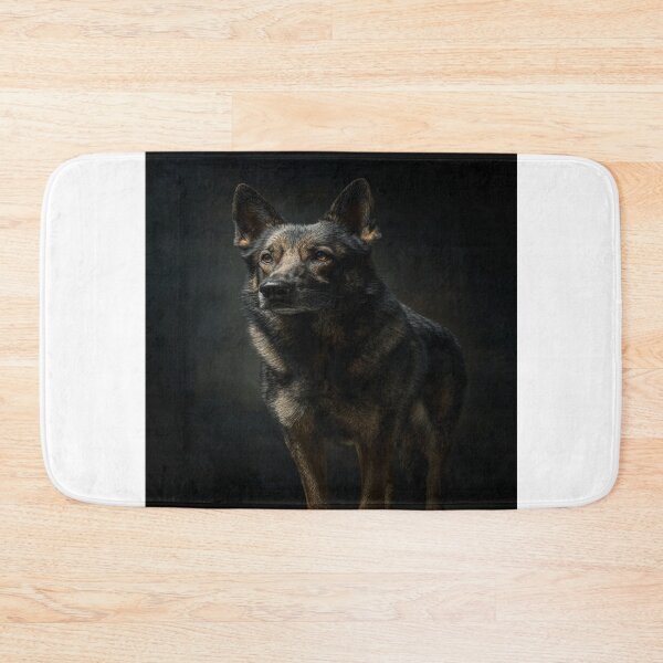 Item preview, Loyal German Shepherd Dog Portrait Canine GSD designed and sold by NicolasGlowArt.