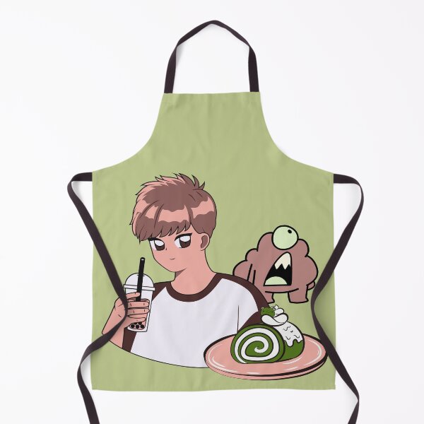 Item preview, Bubble Tea and Matcha Cake Break with Cyclops Monster designed and sold by Kanniax.