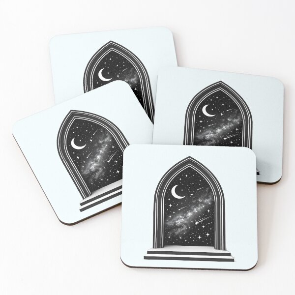 Item preview, The Celestial Gateway: Minimalist Gothic Archway & Galaxy Portal designed and sold by Studio77-Gothic.
