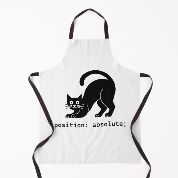 Item preview, CSS Cat Position Absolute Joke designed and sold by Code  Monkeys.