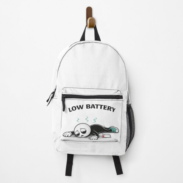 Item preview, Low Battery Alien Funny Retro Cartoon Design designed and sold by HumanMess.