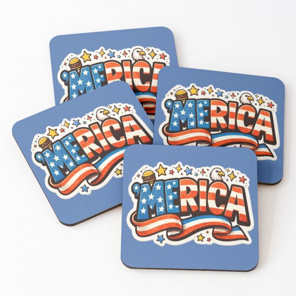 Item preview, ’Merica Funny Patriotic USA Retro American Pride Sticker designed and sold by GRYFFWEAR.