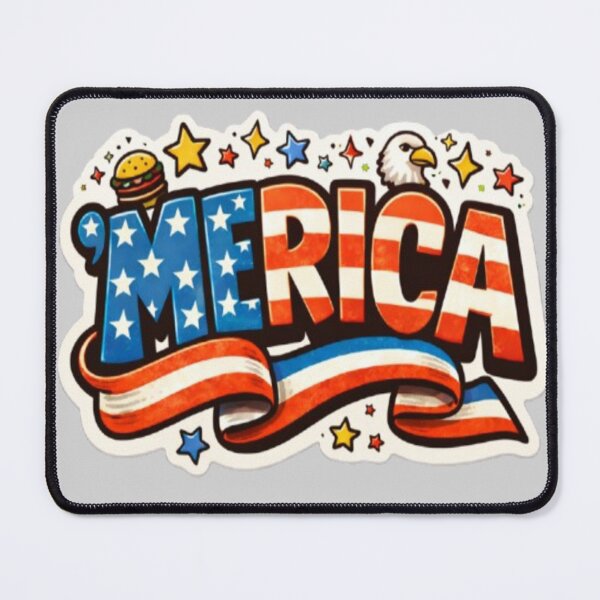 Item preview, ’Merica Funny Patriotic USA Retro American Pride Sticker designed and sold by GRYFFWEAR.