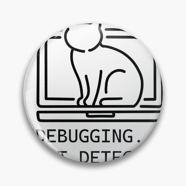 Item preview, Cat Debugging Keyboard Programmer Joke designed and sold by Code  Monkeys.