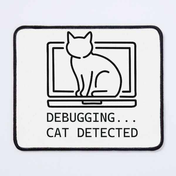 Item preview, Cat Debugging Keyboard Programmer Joke designed and sold by Code Monkeys.
