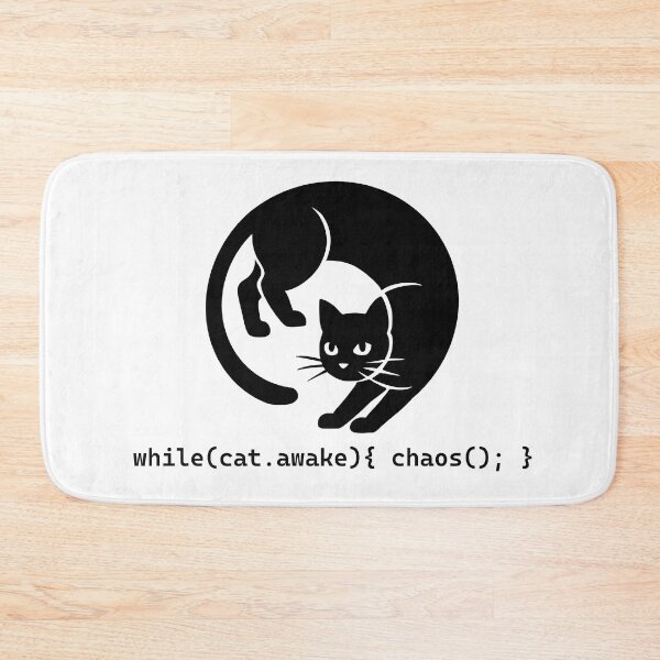 Item preview, Infinite Cat Loop Coding Joke designed and sold by Code  Monkeys.