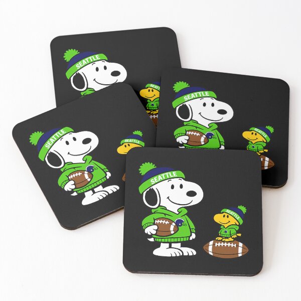 Item preview, Seattle Seahawks Snoopy And Woodstock Football designed and sold by JonathalIngham.