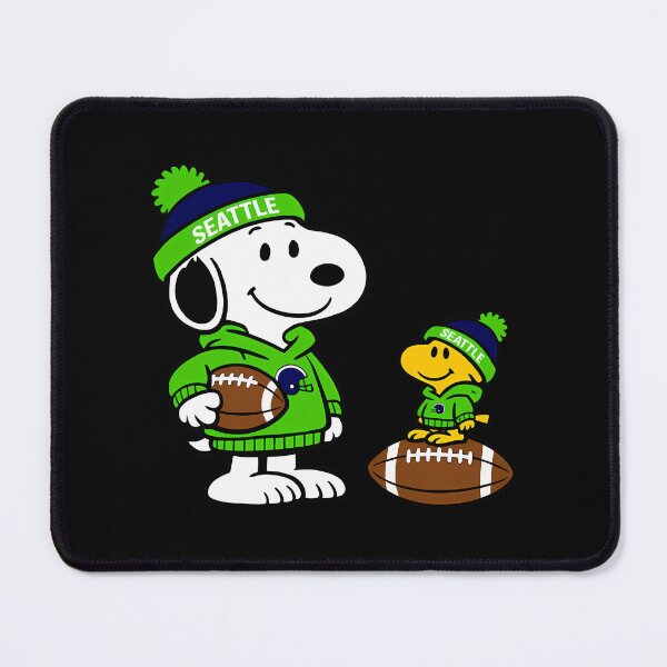 Item preview, Seattle Seahawks Snoopy And Woodstock Football designed and sold by JonathalIngham.