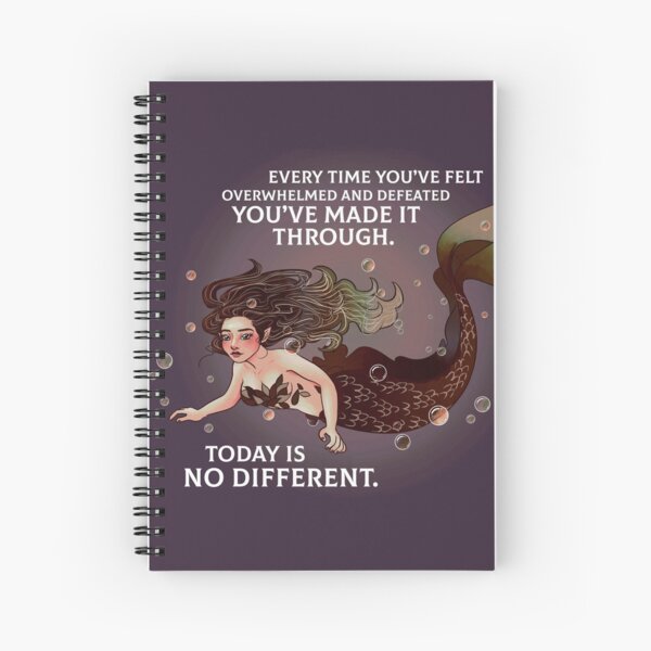 Item preview, "Every Time You've Felt Overwhelmed and Defeated" Encouraging Mermaid designed and sold by thelatestkate.