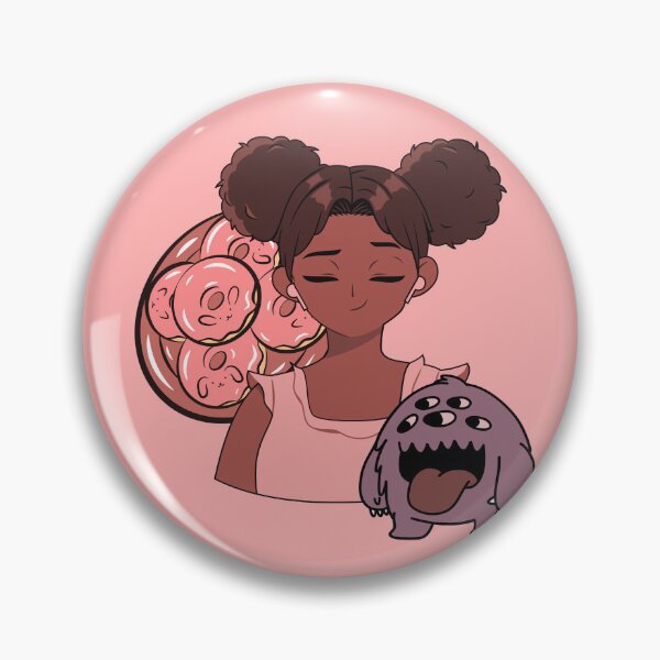 Item preview, Anime Girl and Bunny Donuts with Five-Eyed Monster designed and sold by Kanniax.