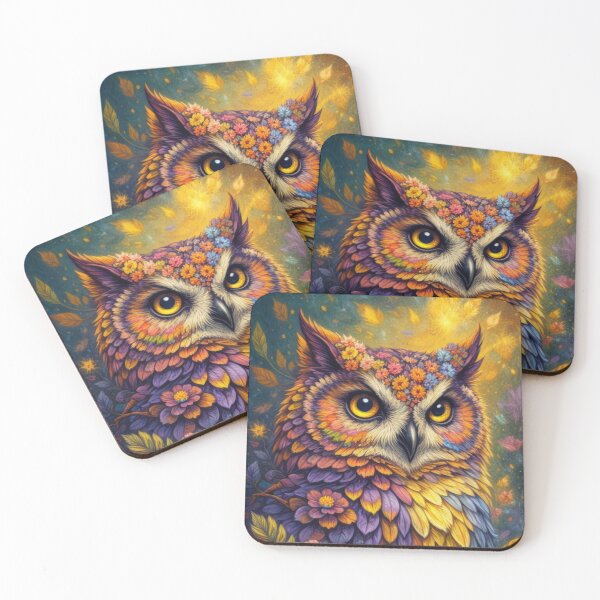 Item preview, Multicoloured Owl designed and sold by The Needle And Quill.
