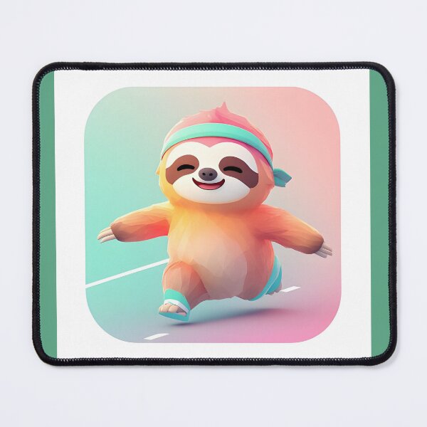 Item preview, Happy Run: Smiling Sloth on the Move designed and sold by RainToday.