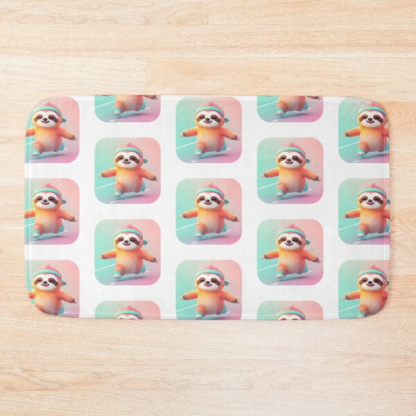 Item preview, Happy Run: Smiling Sloth on the Move designed and sold by RainToday.