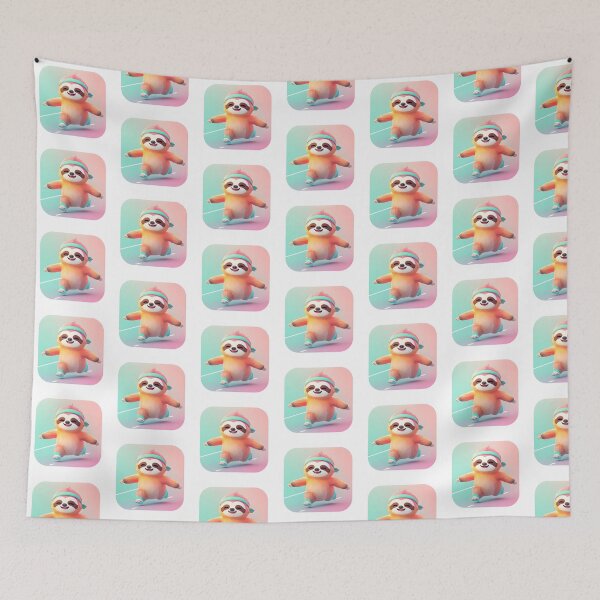 Item preview, Happy Run: Smiling Sloth on the Move designed and sold by RainToday.