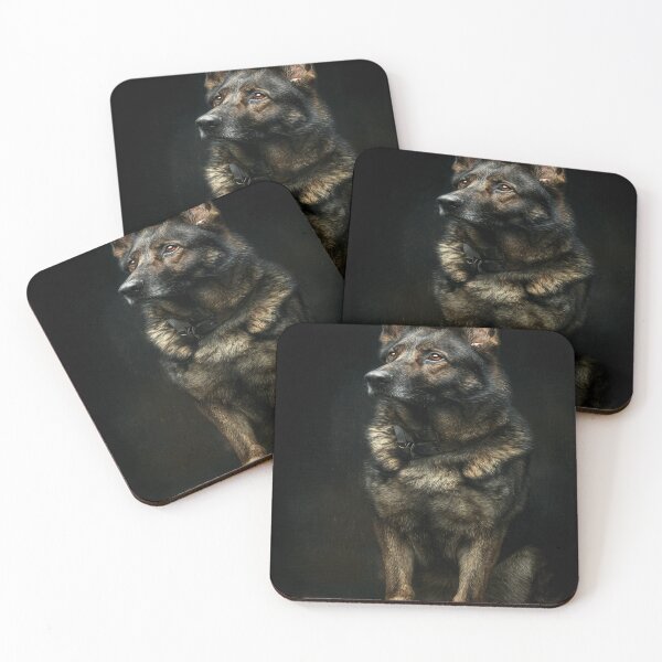 Item preview, Majestic German Shepherd Dog Portrait GSD Canine designed and sold by NicolasGlowArt.