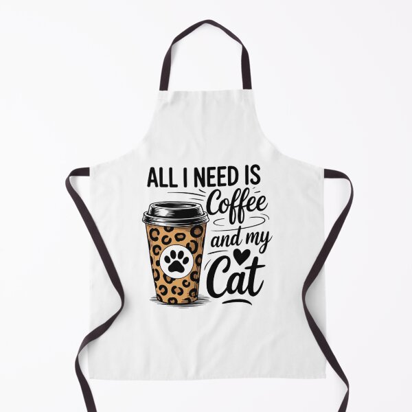Item preview, Cute Cat & Coffee designed and sold by IdunayaStore.