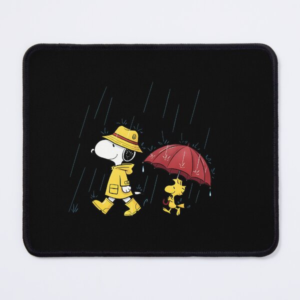 Item preview, Snoopy And Woodstock Walking In Rain designed and sold by JonathalIngham.