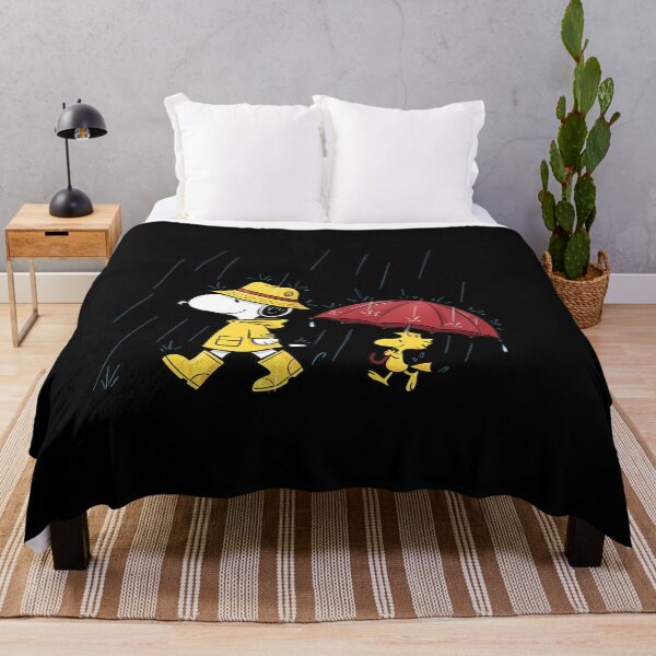 Item preview, Snoopy y Woodstock caminando bajo la lluvia designed and sold by JonathalIngham.