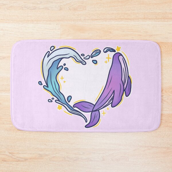 Item preview, Purple Whale Swim BTS designed and sold by MoonyArtt.