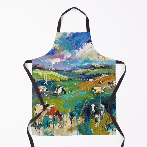 Item preview, Irish Countryside Cow Painting designed and sold by Printpix.