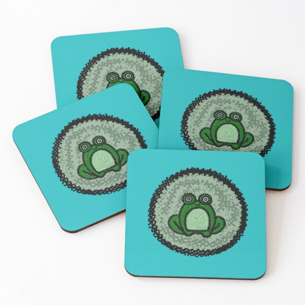 Artikelvorschau, Gestickter Frosch entworfen und verkauft von BLeePCreations.