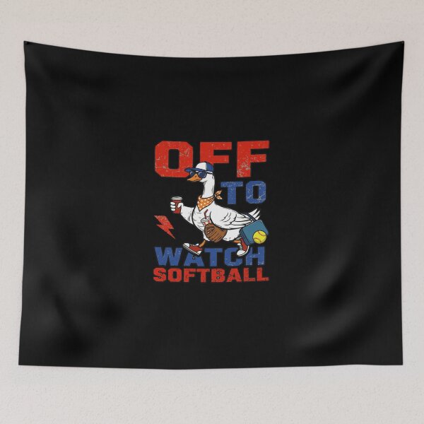 Item preview, Off-To-Watch-Softball-Goose designed and sold by w66aboo.