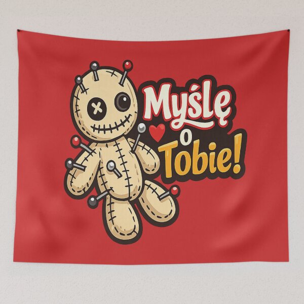 Item preview, Funny Voodoo Doll - Thinking of You Polish Humor Art designed and sold by myforestfog.