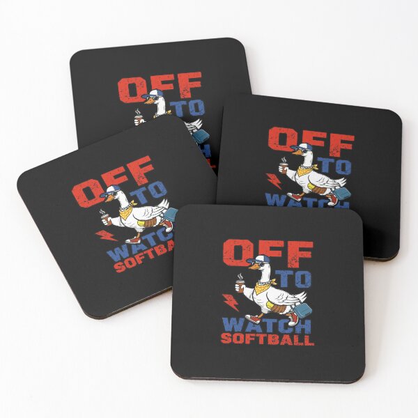 Item preview, Funny-goose-off-to-watch-softball-sports-fan-humor designed and sold by w66aboo.