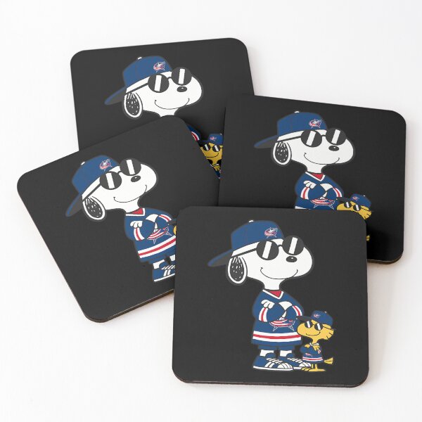 Artikelvorschau, Snoopy und Woodstock Columbus Hockey entworfen und verkauft von Morphologiona.