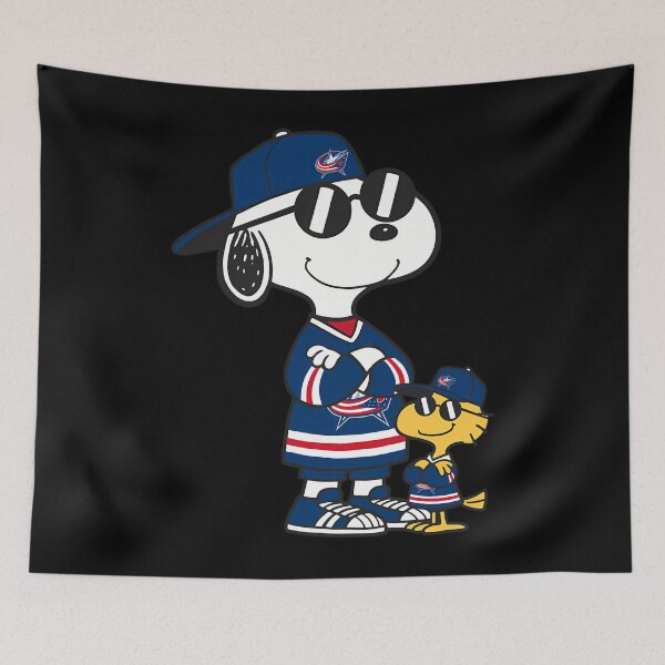 Item preview, Snoopy And Woodstock Columbus Hockey designed and sold by Morphologiona.
