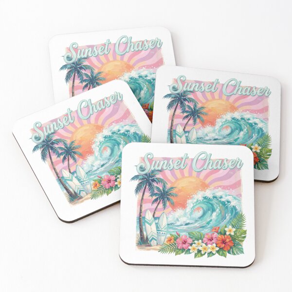 Item preview, Surf beach aesthetic retro summer design - Sunset Chaser designed and sold by KymeraStudio25.